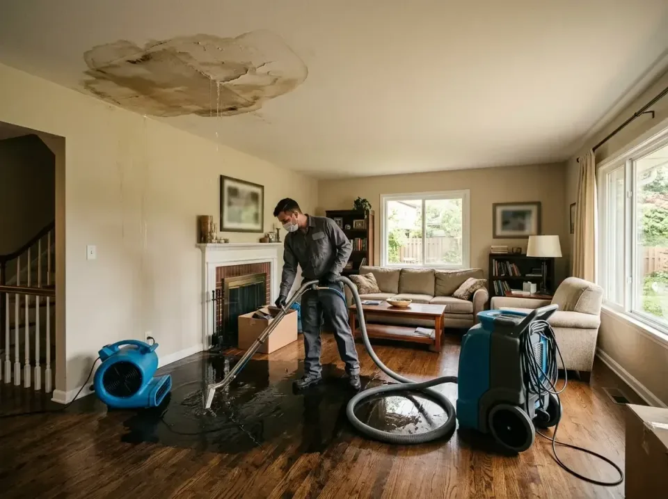 attic-pipe-burst-ceiling-drip-008 — frequently asked questions, Water Damage Restoration & Carpet Care in Orleans, IN